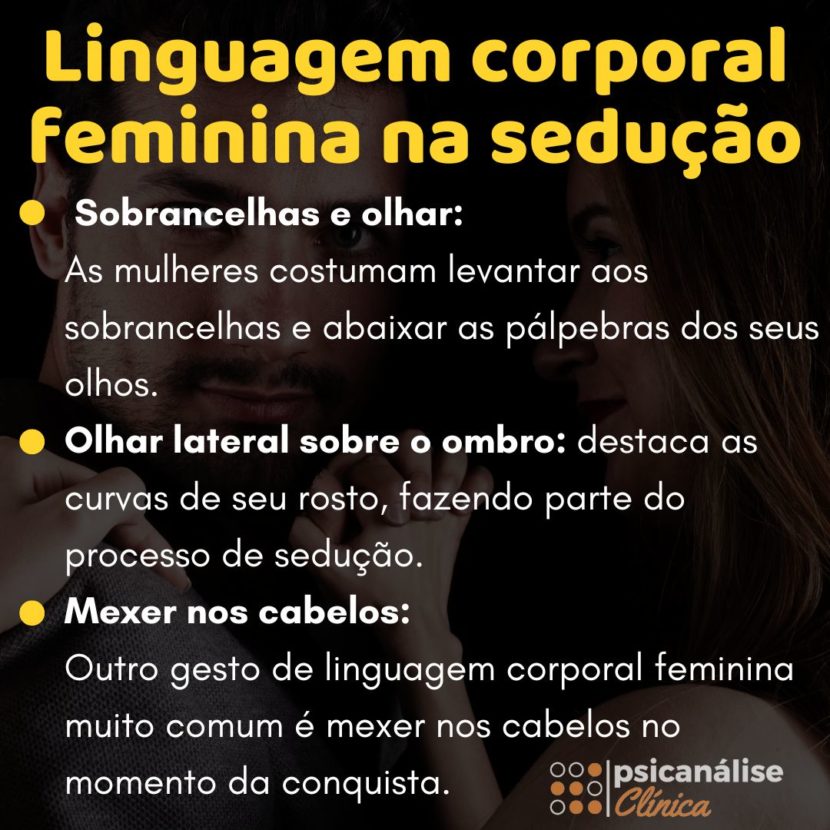 Linguagem corporal feminina: gestos e posturas - Psican\u00e1lise Cl\u00ednica