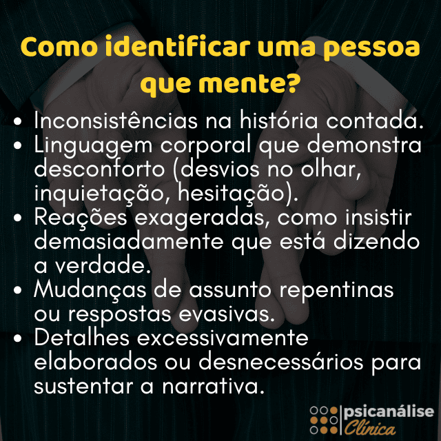 Como identificar uma pessoa que mente